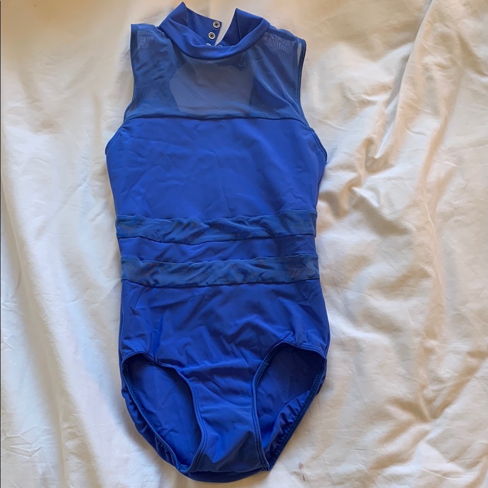 Eleve Blue Sleeveless Leotard